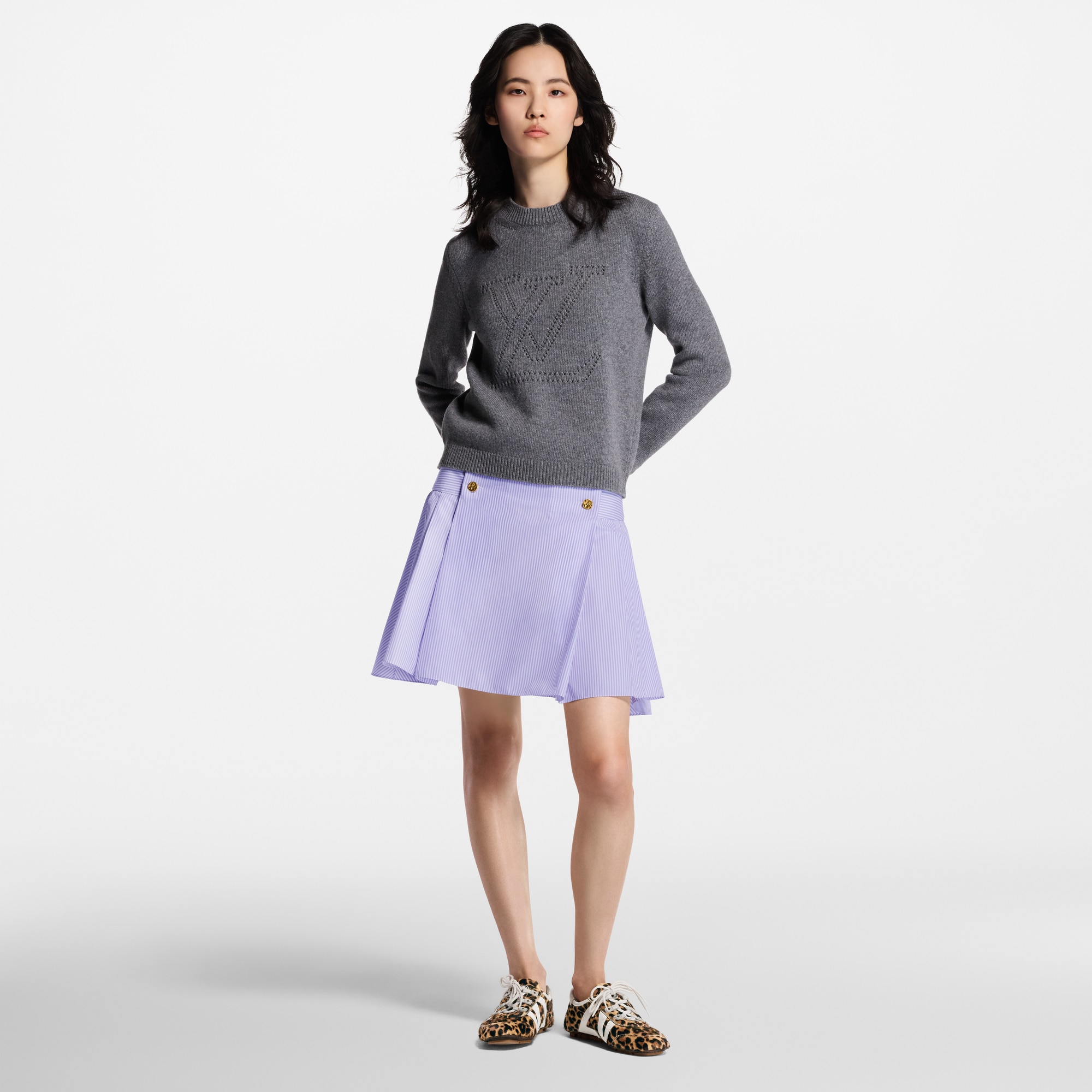  Ready-to-Wear Knitwear Embroidered Signature Pullover | Louis Vuitton ® (Product zoom)