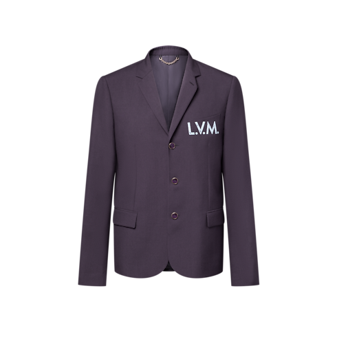 Ready-to-Wear Blazers and Jackets Embroidered Signature Single-Breasted Jacket | Louis Vuitton ® (Product zoom)