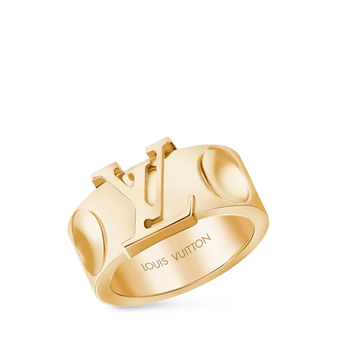 Categories All Fine Jewelry Empreinte Large Ring, Yellow Gold | Louis Vuitton ® (Product zoom)
