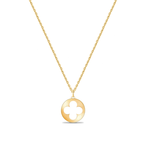 Categories Necklaces and Pendants Empreinte Medallion, Yellow Gold | Louis Vuitton ® (Product zoom)