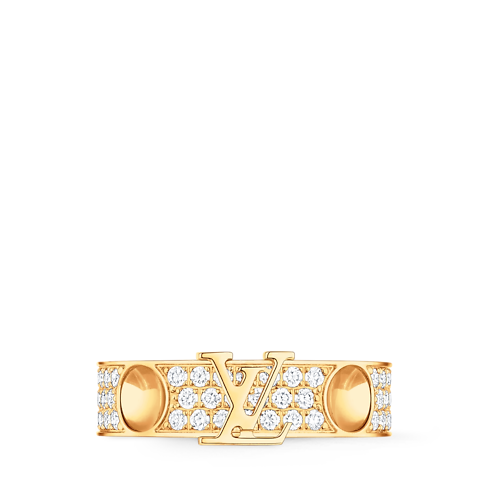 Categories All Fine Jewelry Empreinte Medium Ring, Yellow Gold and Diamonds | Louis Vuitton ® (Product zoom)