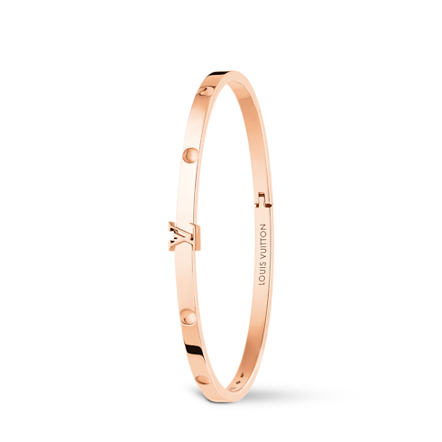 Categories Bracelets Empreinte Small Bangle, Pink Gold | Louis Vuitton ® (Product zoom)