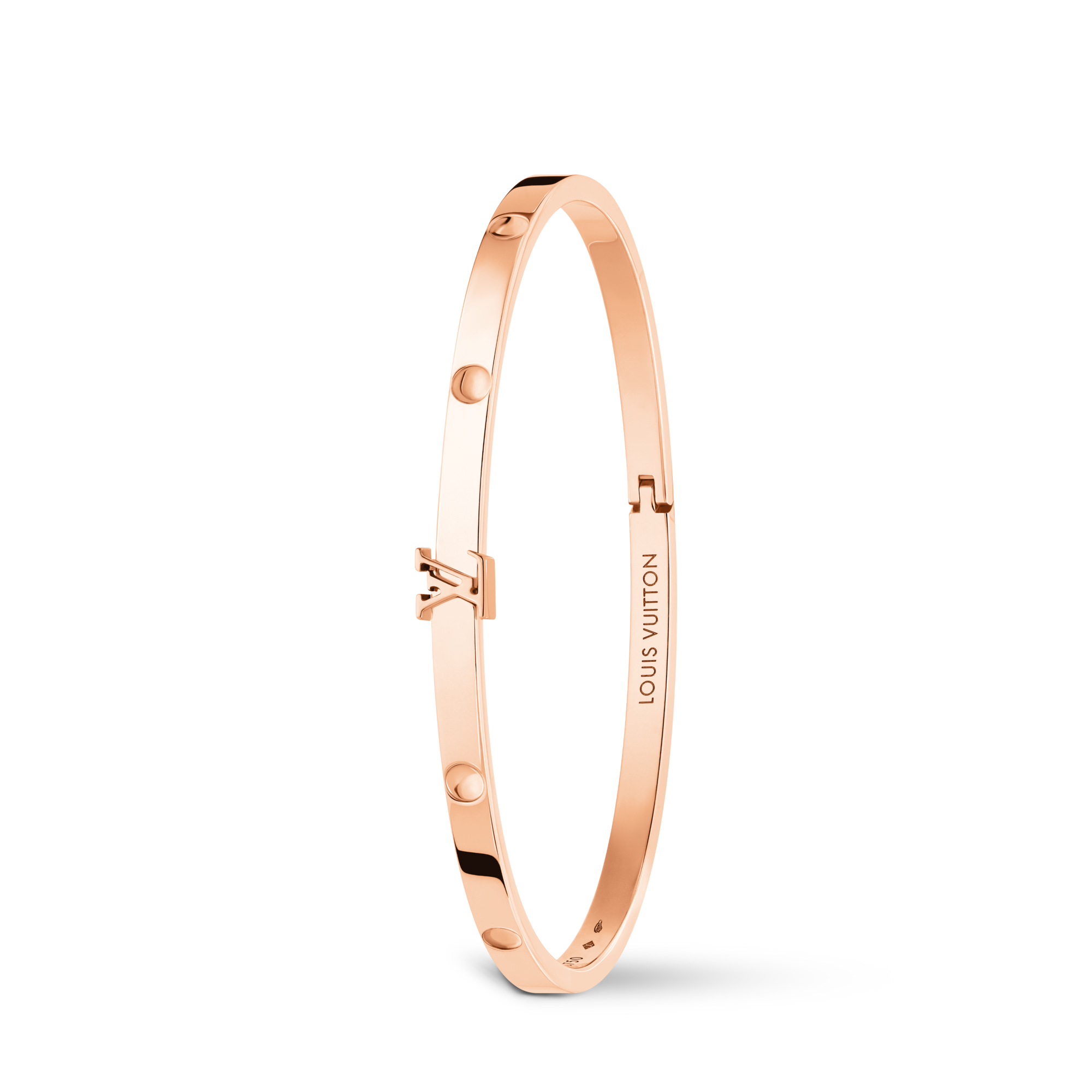  Categories Bracelets Empreinte Small Bangle, Pink Gold | Louis Vuitton ® (Product zoom)