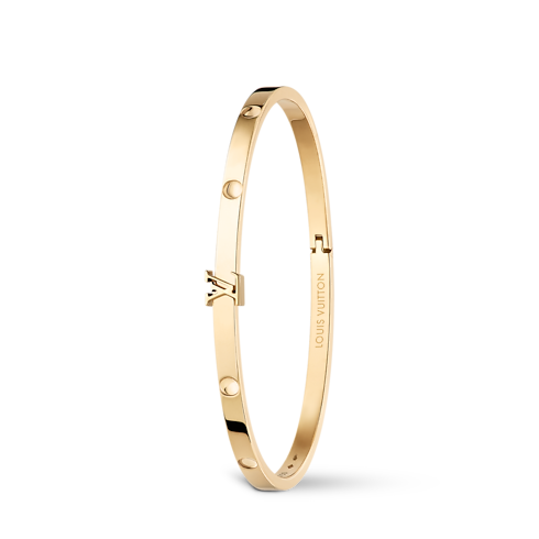Categories Bracelets Empreinte Small Bangle, Yellow Gold | Louis Vuitton ® (Product zoom)