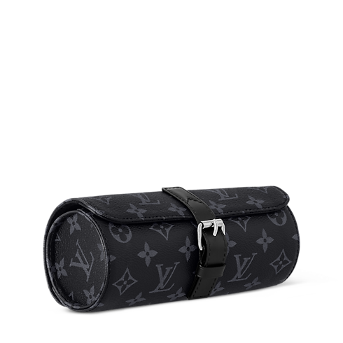 Monogram Eclipse Voyage Tous les Bagages et les Accessoires Étui 3 montres | Louis Vuitton ® (Zoom produit)
