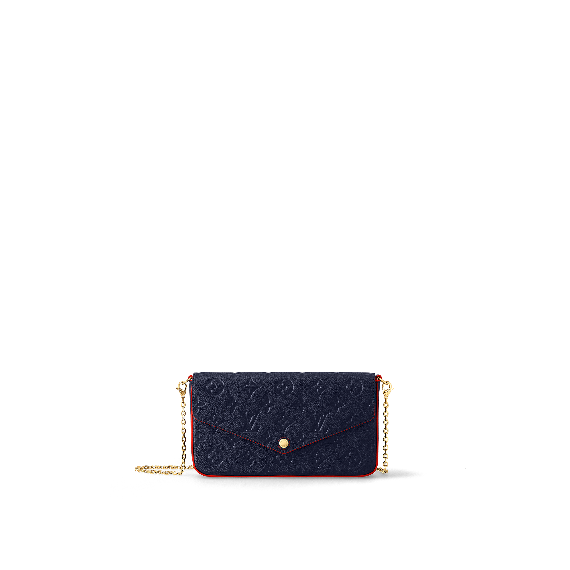 navy pochette