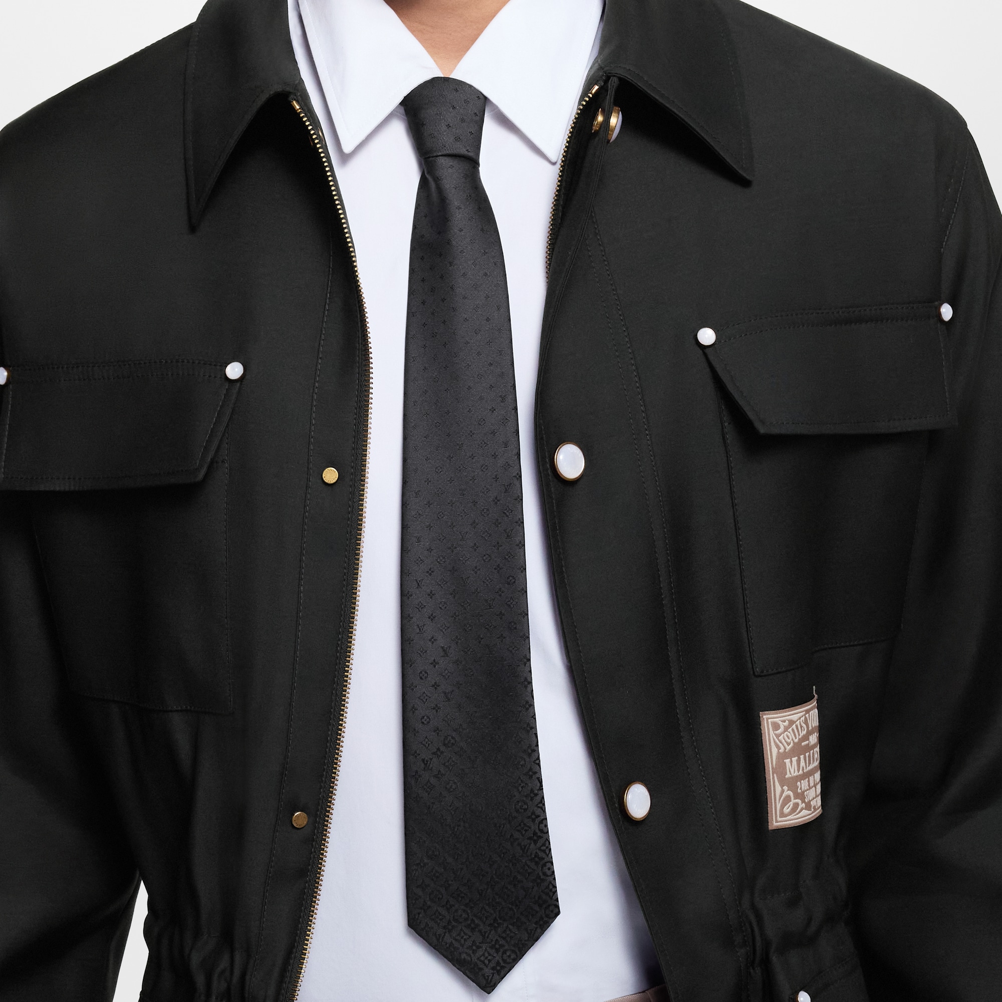 S00 Accessories Ties and Pocket Squares Fading Monogram Tie | Louis Vuitton ® (Product zoom)