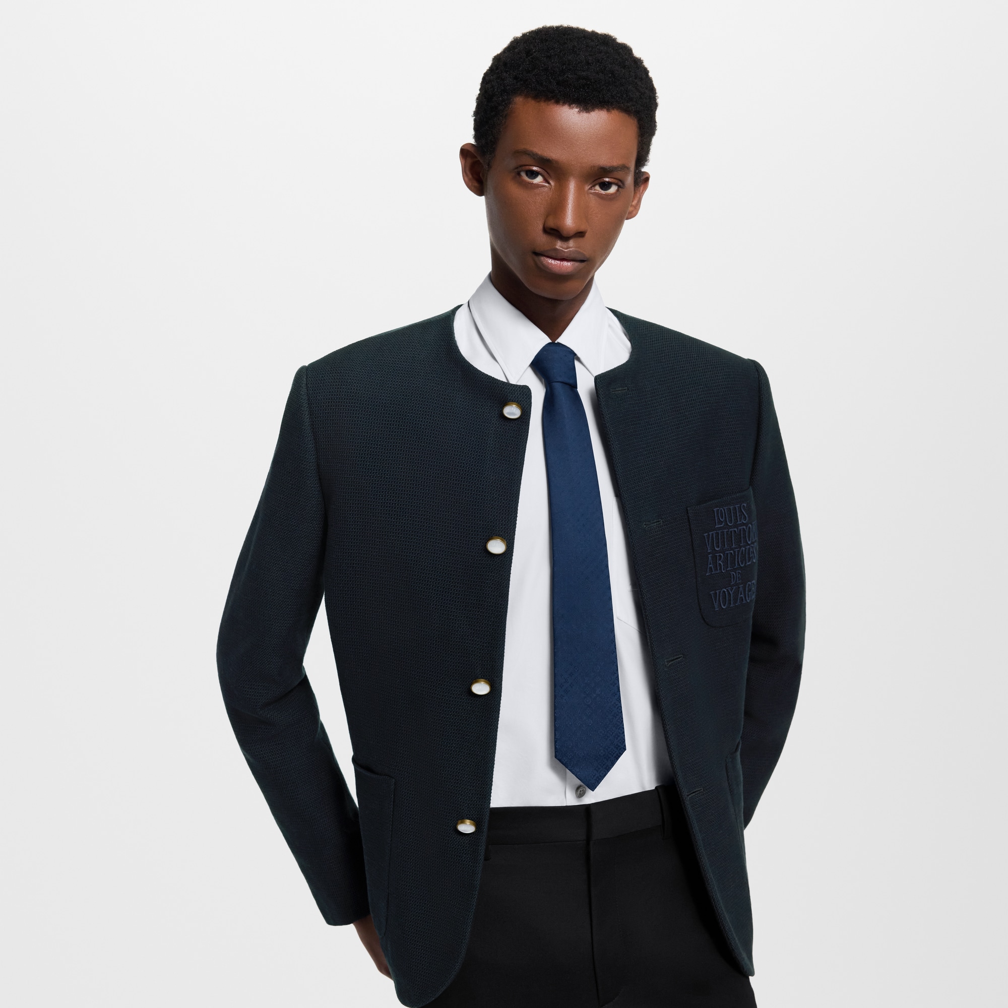 S00 Accessories Ties and Pocket Squares Fading Monogram Tie | Louis Vuitton ® (Product zoom)