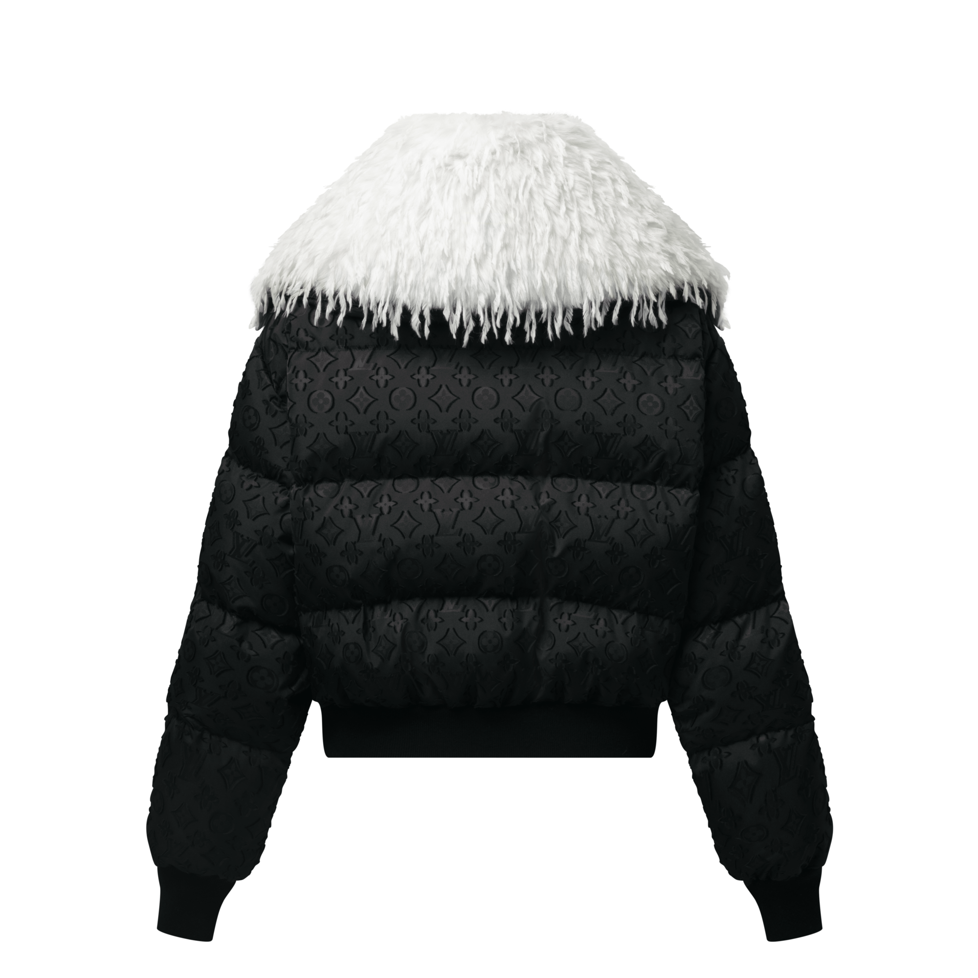  Ready-to-Wear Coats and Jackets Feather Collar Puffer Jacket | Louis Vuitton ® (Product zoom)