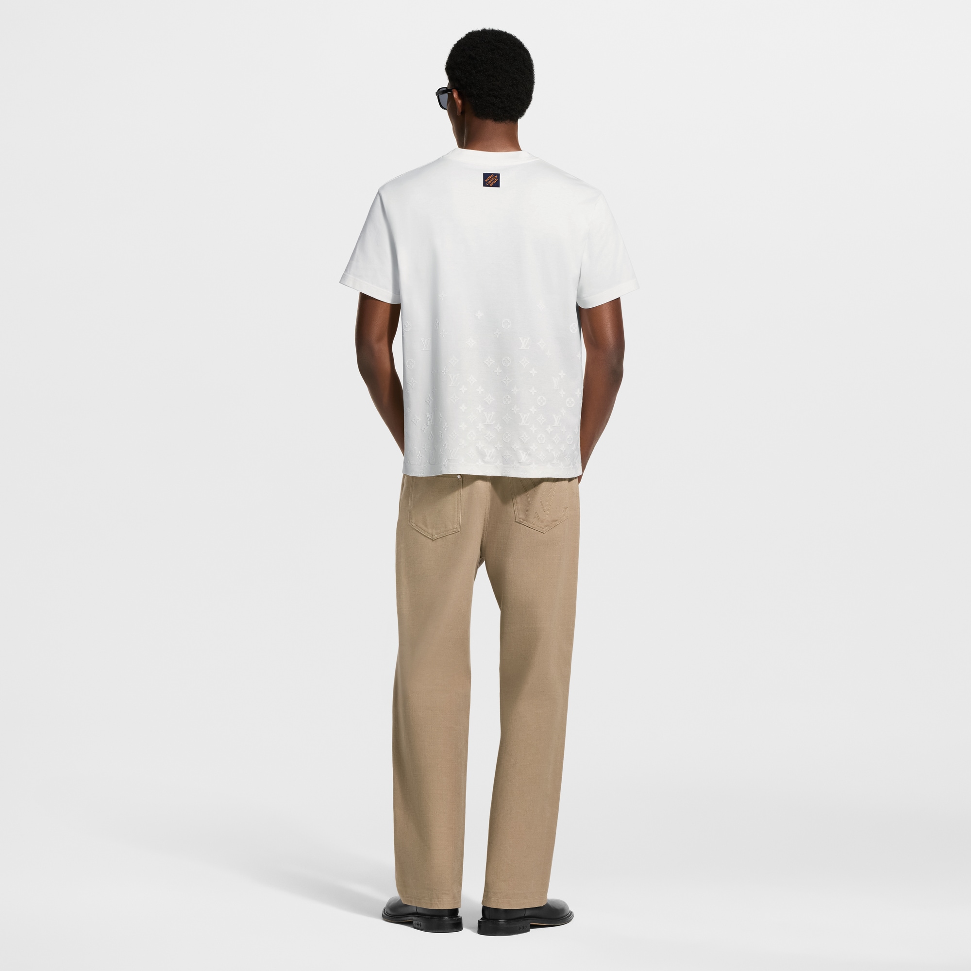 Flock Print Monogram Gradient T-Shirt - Men - Ready-to-Wear | LOUIS ...