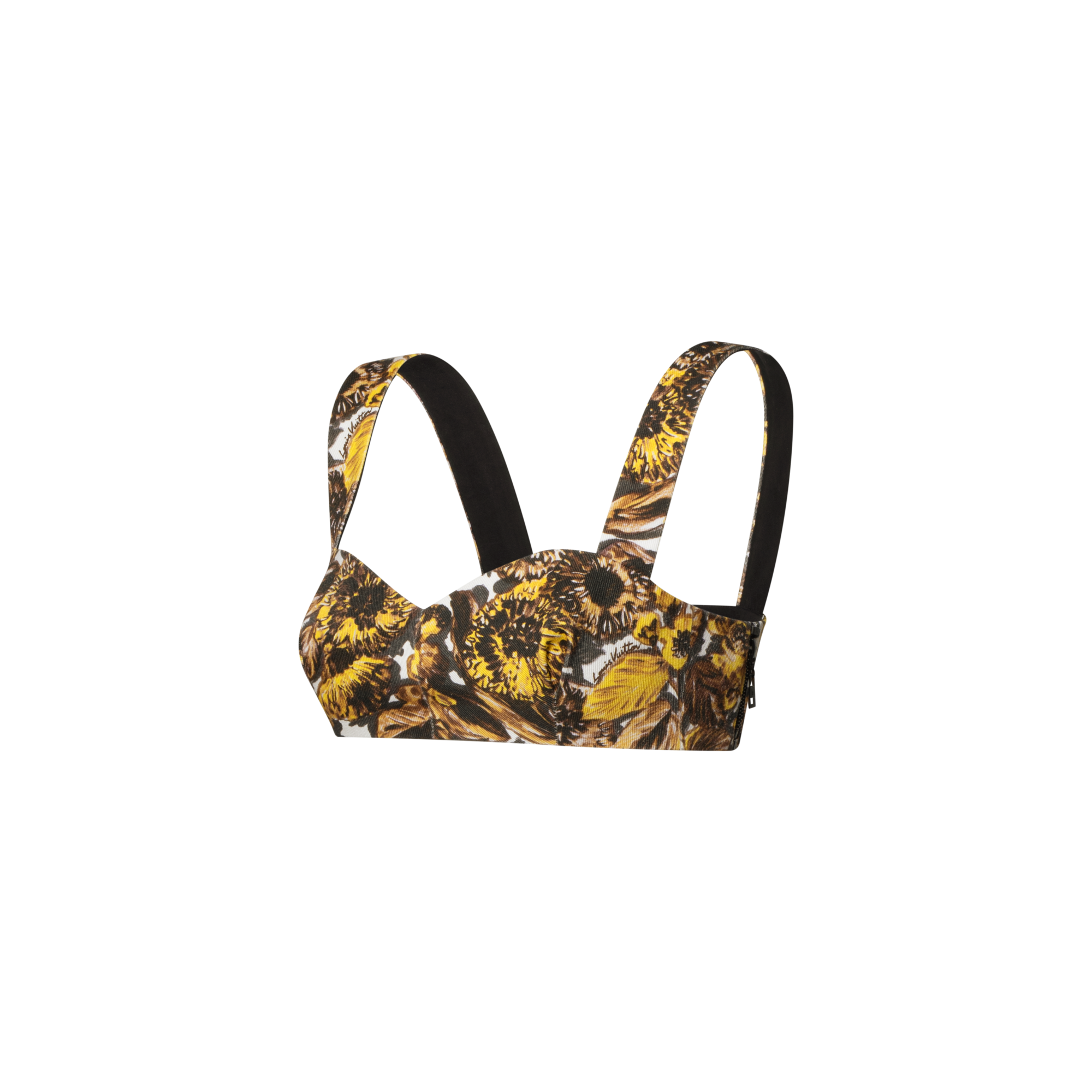  Ready-to-Wear Tops Floral Print Bustier | Louis Vuitton ® (Product zoom)