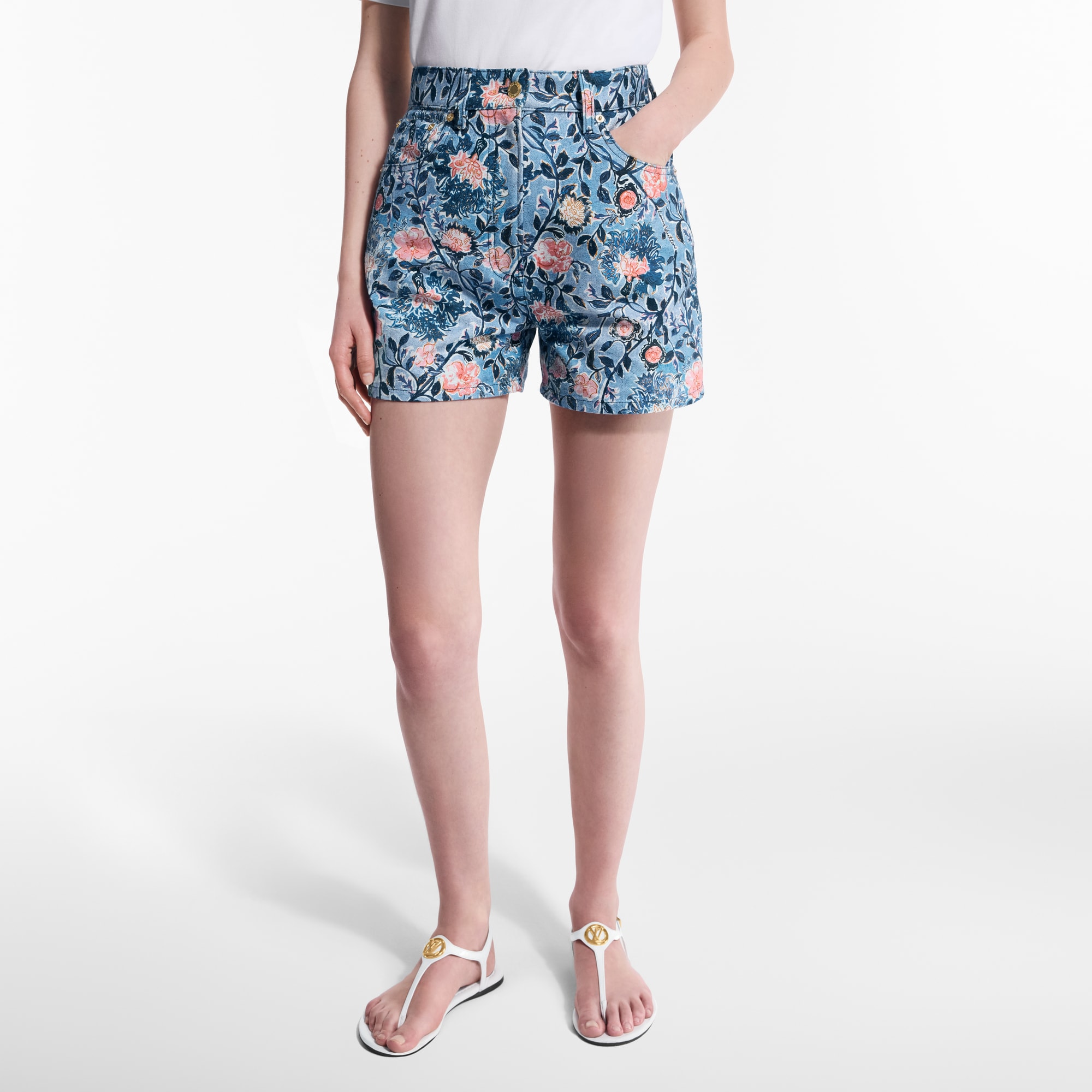  Ready-to-Wear Skirts and Shorts Floral Vine  Shorts  | Louis Vuitton ® (Product zoom)