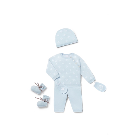 S00 Gifts for Babies } Flower Knitted Set | Louis Vuitton ® (Product zoom)