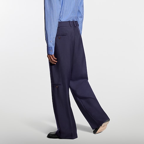 Ready-to-Wear Pants Folded Mohair Pants | Louis Vuitton ® (Product zoom)