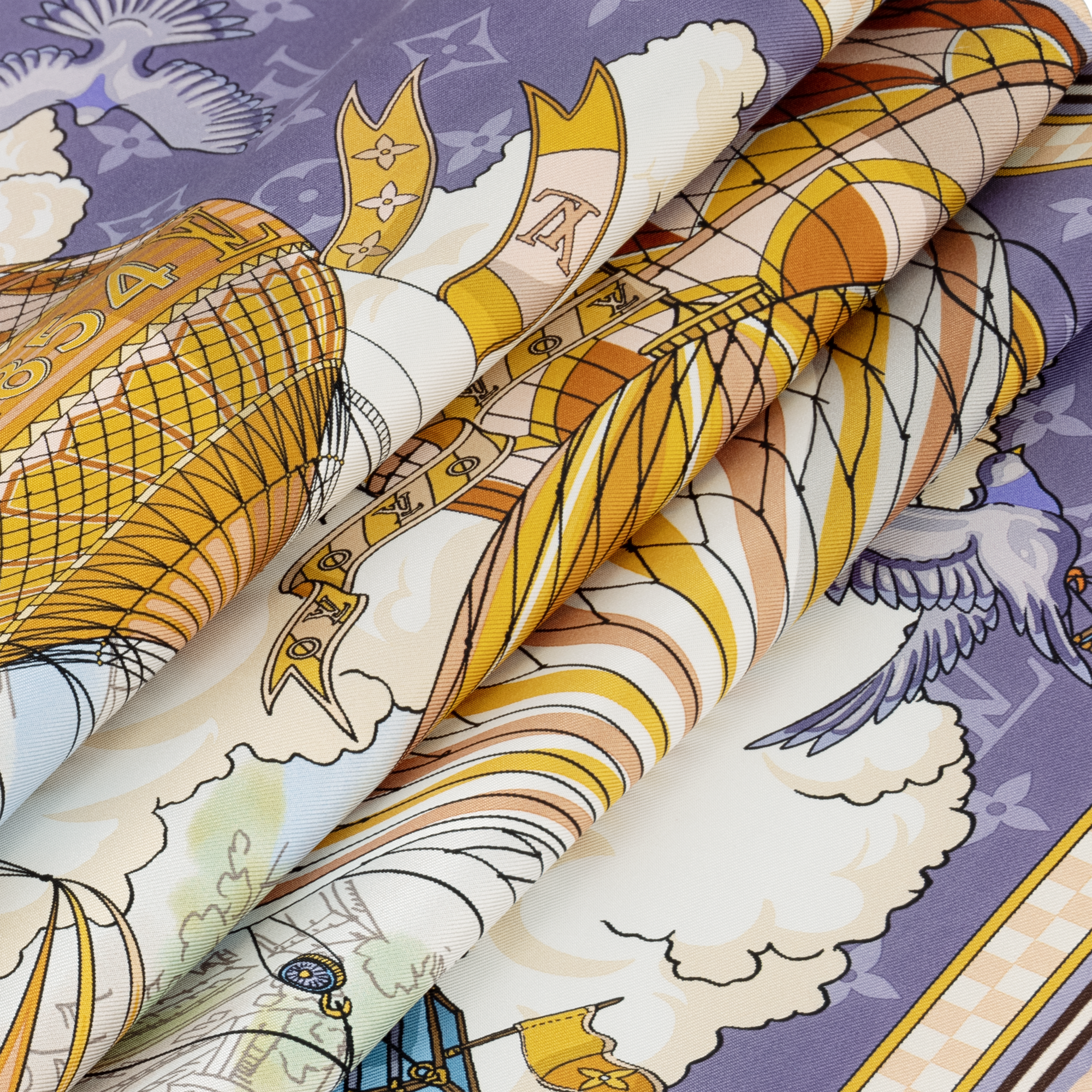 S00 Accessories Silk Squares and Bandeaus  From The Cloud Square 90 | Louis Vuitton ® (Product zoom)