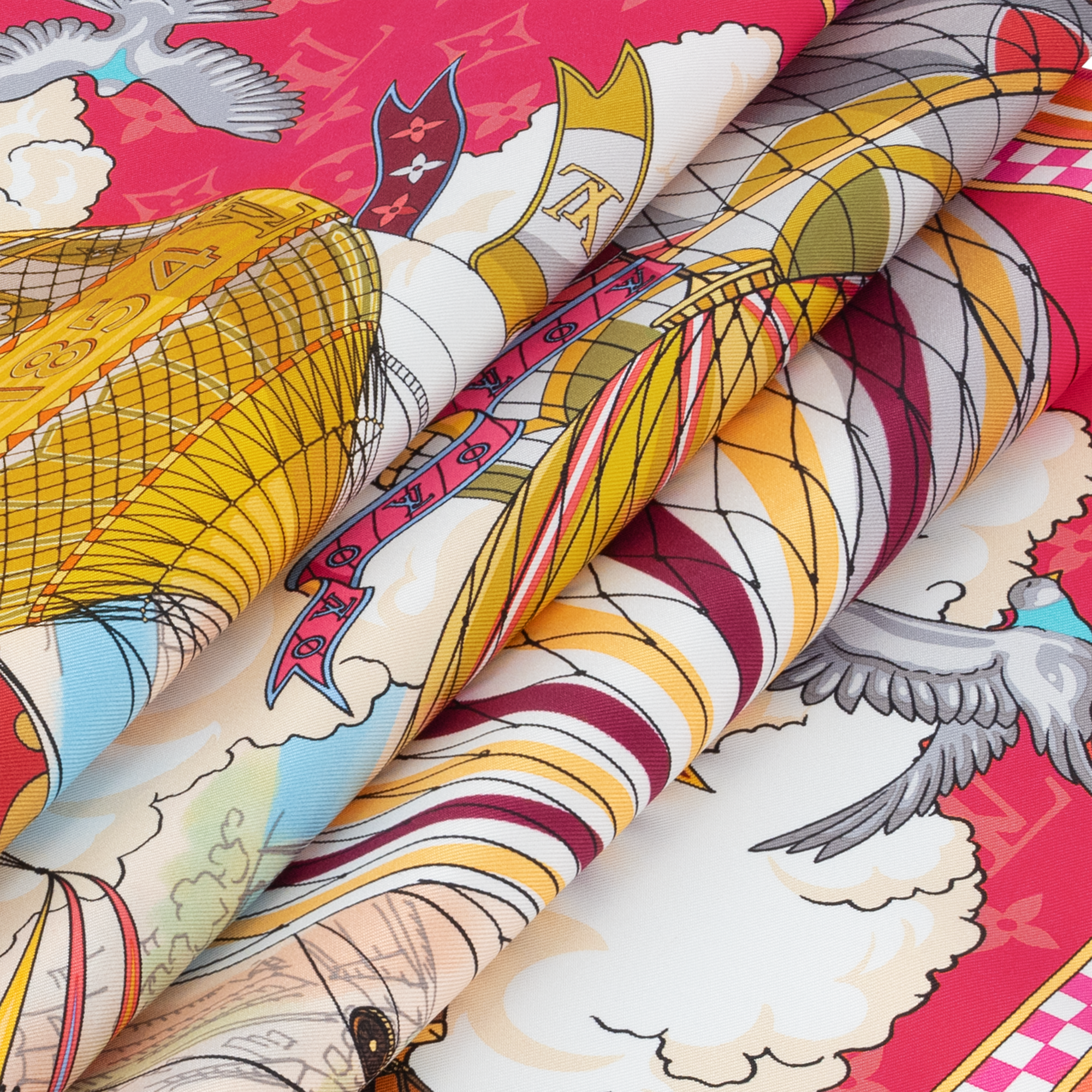 S00 Accessories Silk Squares and Bandeaus  From The Cloud Square 90 | Louis Vuitton ® (Product zoom)