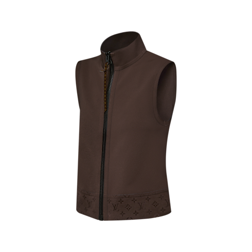 Prêt-à-Porter Hauts Gilet avec fermeture à glissière en jersey technique | Louis Vuitton ® (Zoom produit)
