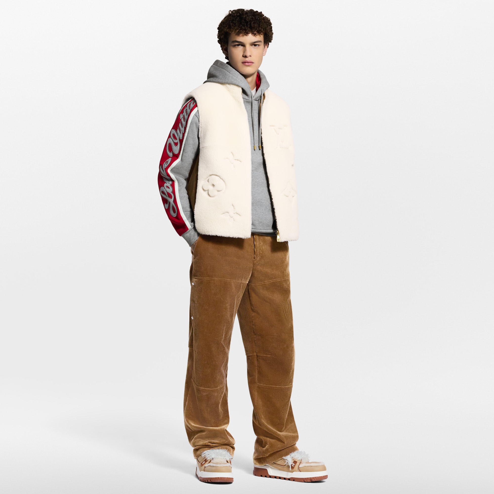  Prêt-à-Porter Manteaux et Blousons Gilet réversible en shearling Monogram | Louis Vuitton ® (Zoom produit)