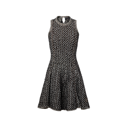 Ready-to-Wear Dresses Glitter Tweed Dress | Louis Vuitton ® (Product zoom)
