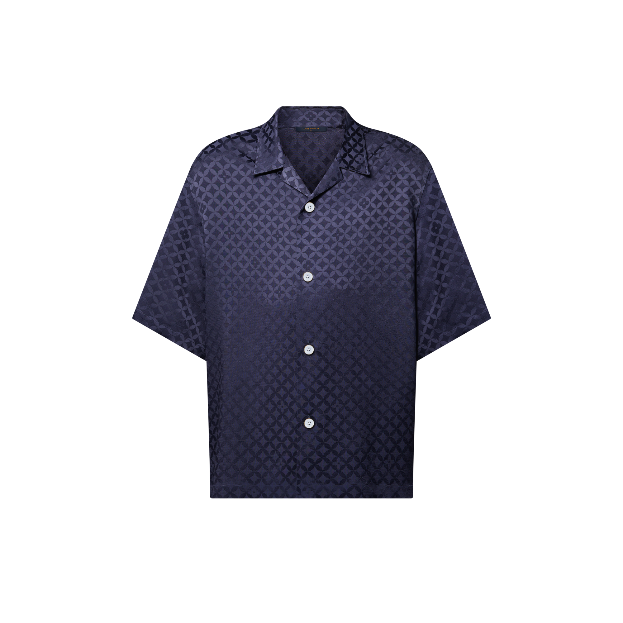  Ready-to-Wear Shirts Graphic Jacquard Short-Sleeved Shirt | Louis Vuitton ® (Product zoom)