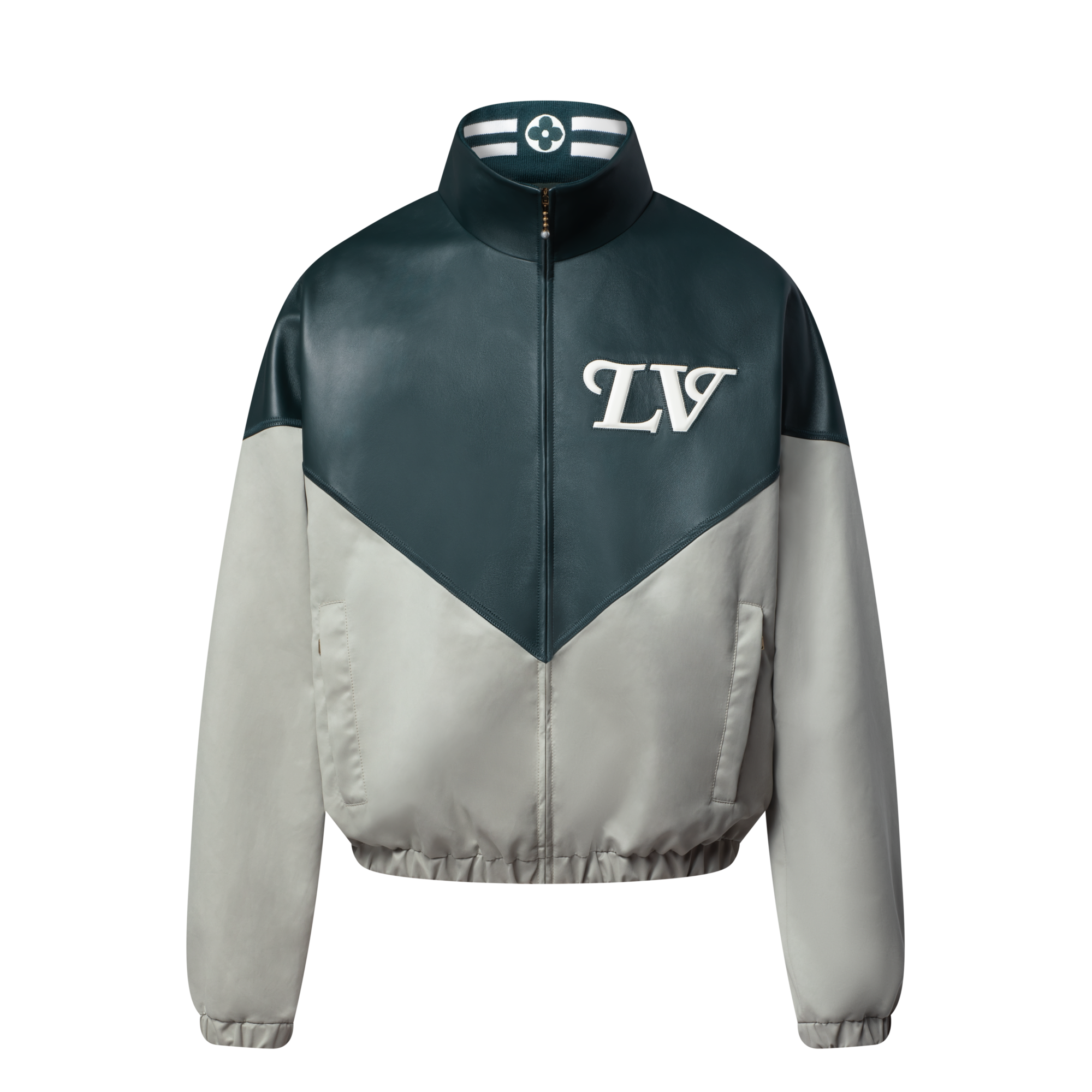  Ready-to-Wear Coats and Outerwear Graphic Leather Mix Tracktop | Louis Vuitton ® (Product zoom)