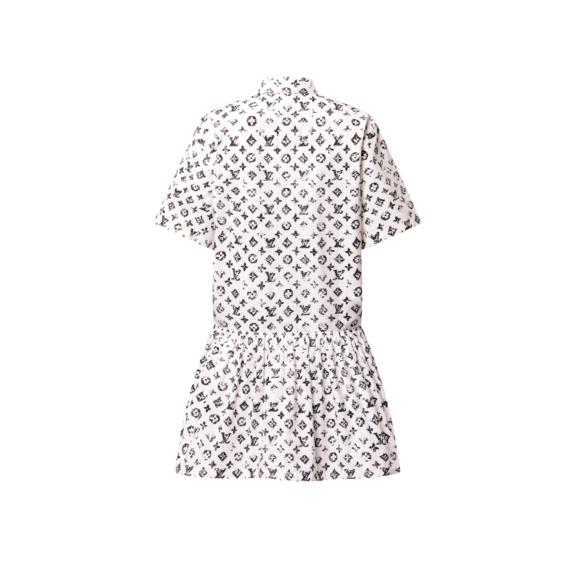  Ready-to-Wear Dresses Graphic Monogram Shirt Dress | Louis Vuitton ® (Product zoom)
