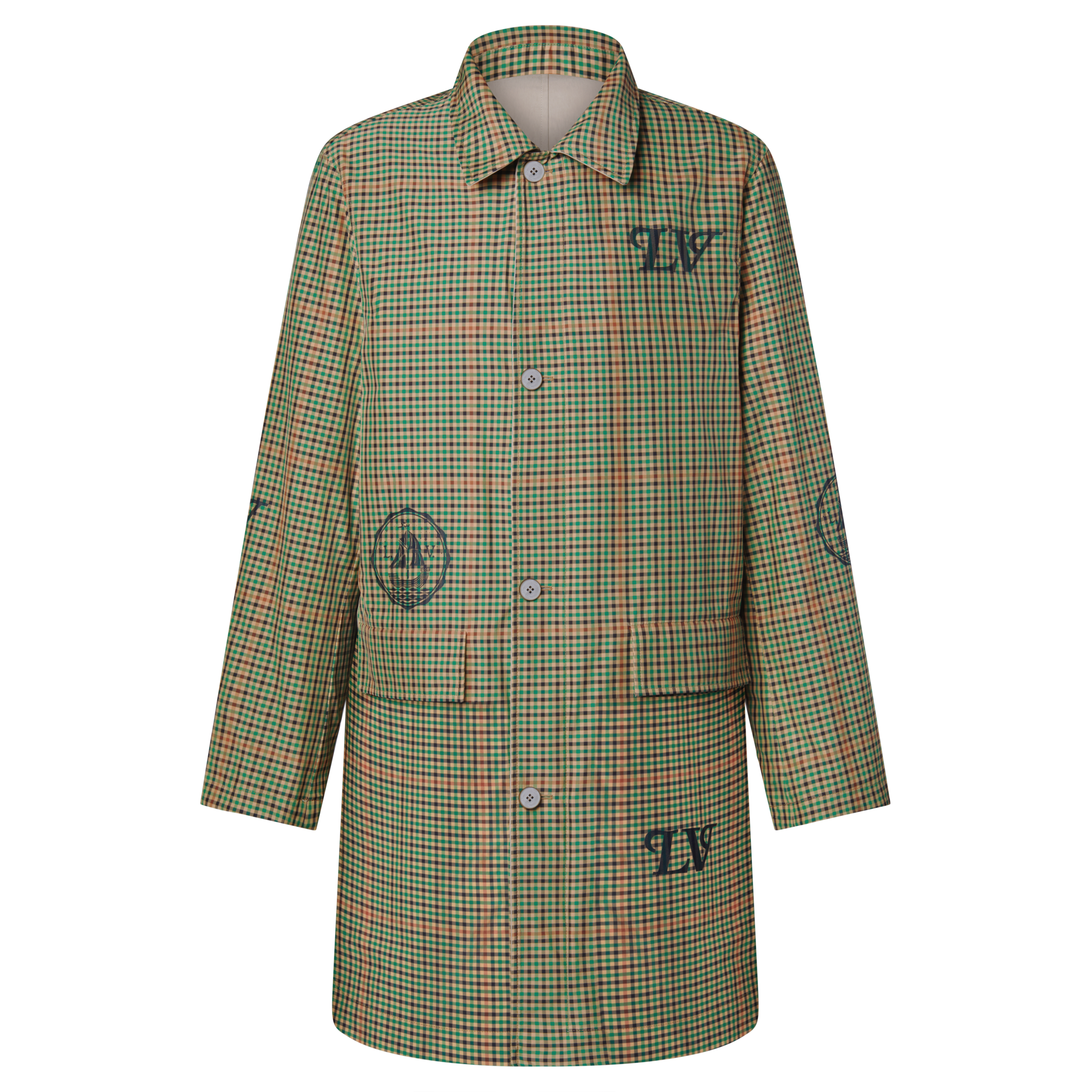  Ready-to-Wear Coats and Outerwear Graphic Reversible Raincoat | Louis Vuitton ® (Product zoom)