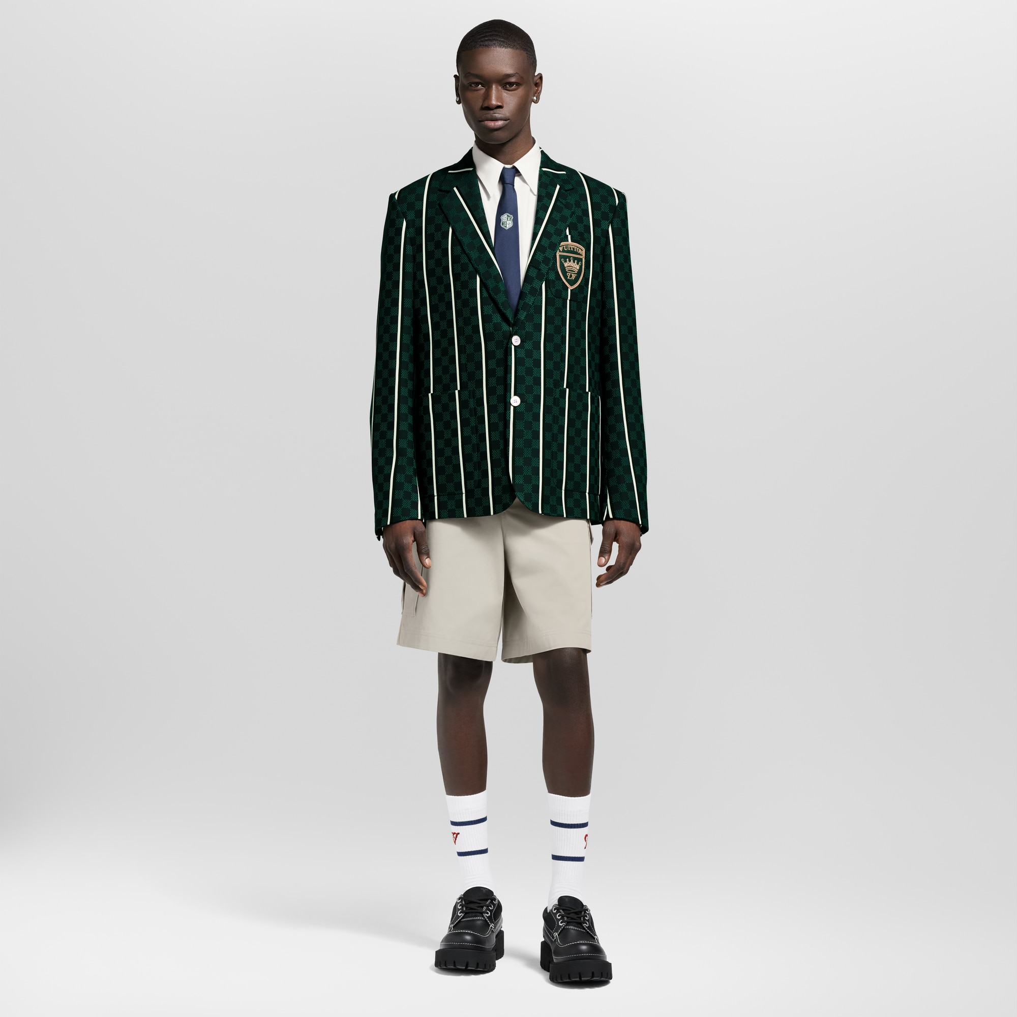  Ready-to-Wear Blazers and Jackets Graphic Tailored Single-Breasted City Jacket | Louis Vuitton ® (Product zoom)