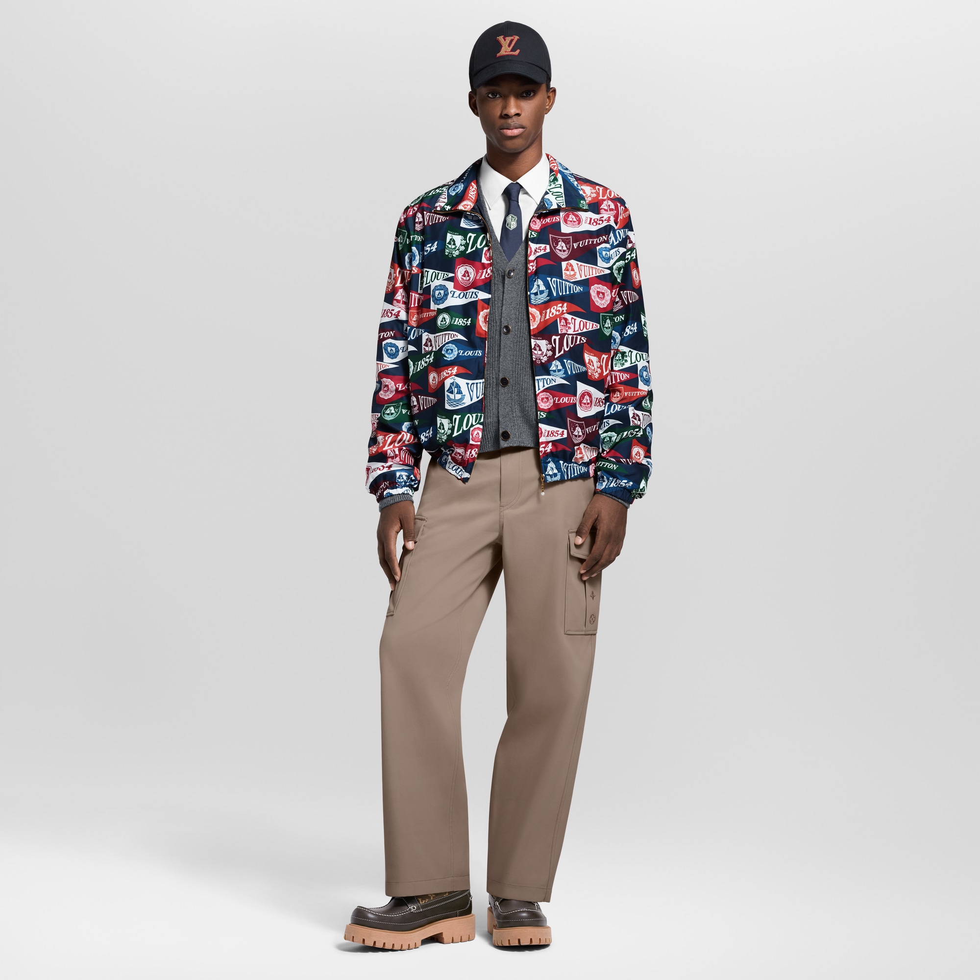  Ready-to-Wear Coats and Outerwear Graphic Windbreaker | Louis Vuitton ® (Product zoom)