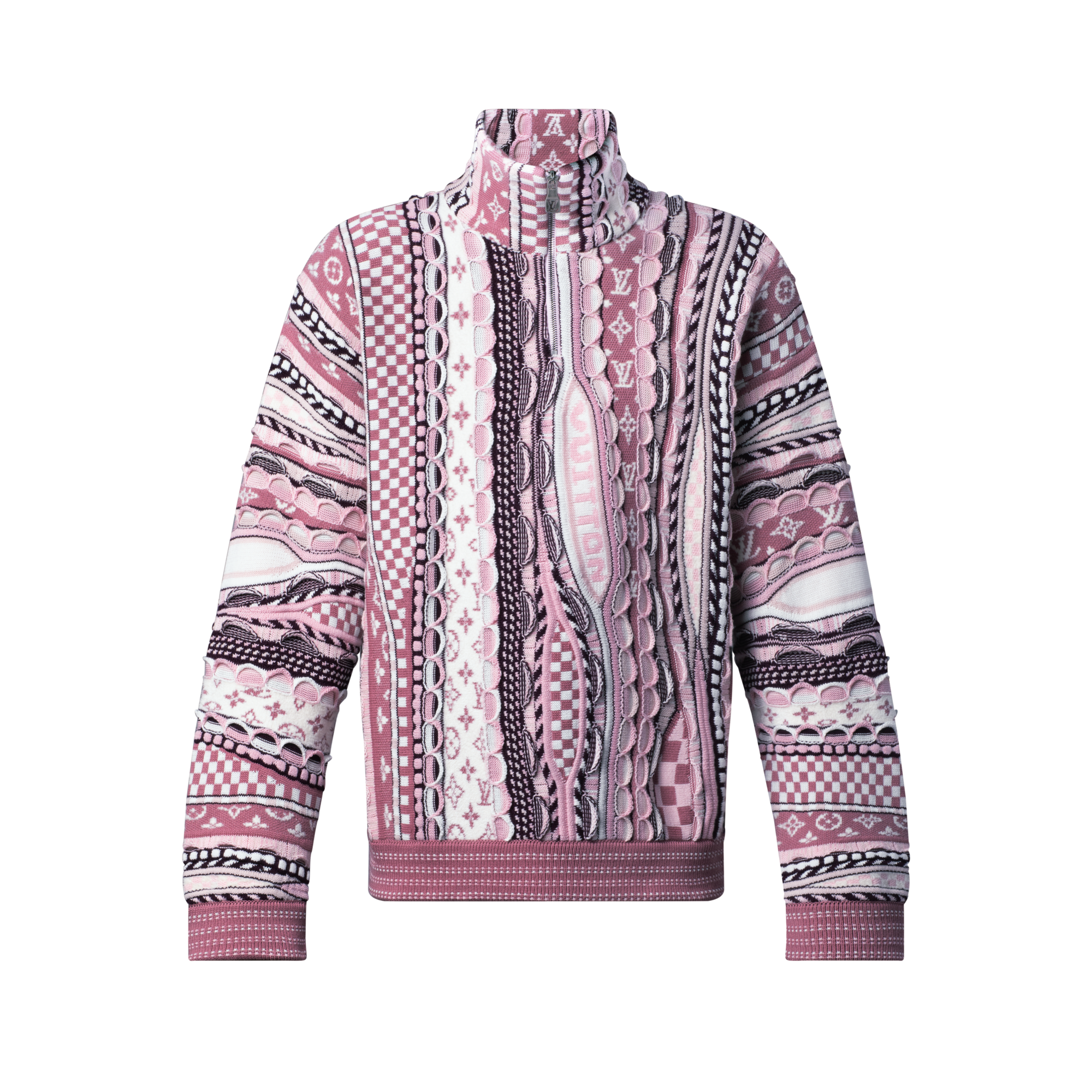  Ready-to-Wear All Ready-to-Wear Half-Zip Pullover | Louis Vuitton ® (Product zoom)