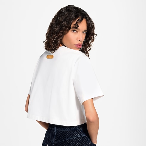 Prêt-à-Porter Tee-shirts et Sweat-shirts Haut court à signature floquée | Louis Vuitton ® (Zoom produit)