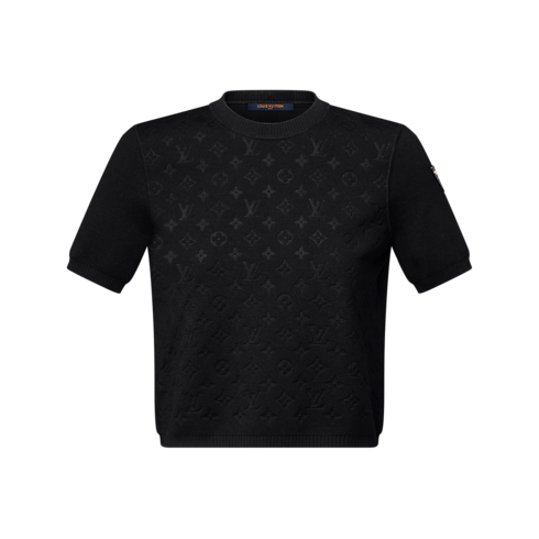 Prêt-à-Porter Hauts Haut en maille à détails Monogram | Louis Vuitton ® (Zoom produit)