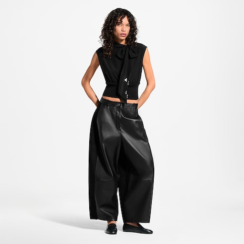 Prêt-à-Porter Tops et Chemises Haut lavallière à détails Monogram | Louis Vuitton ® (Zoom produit)