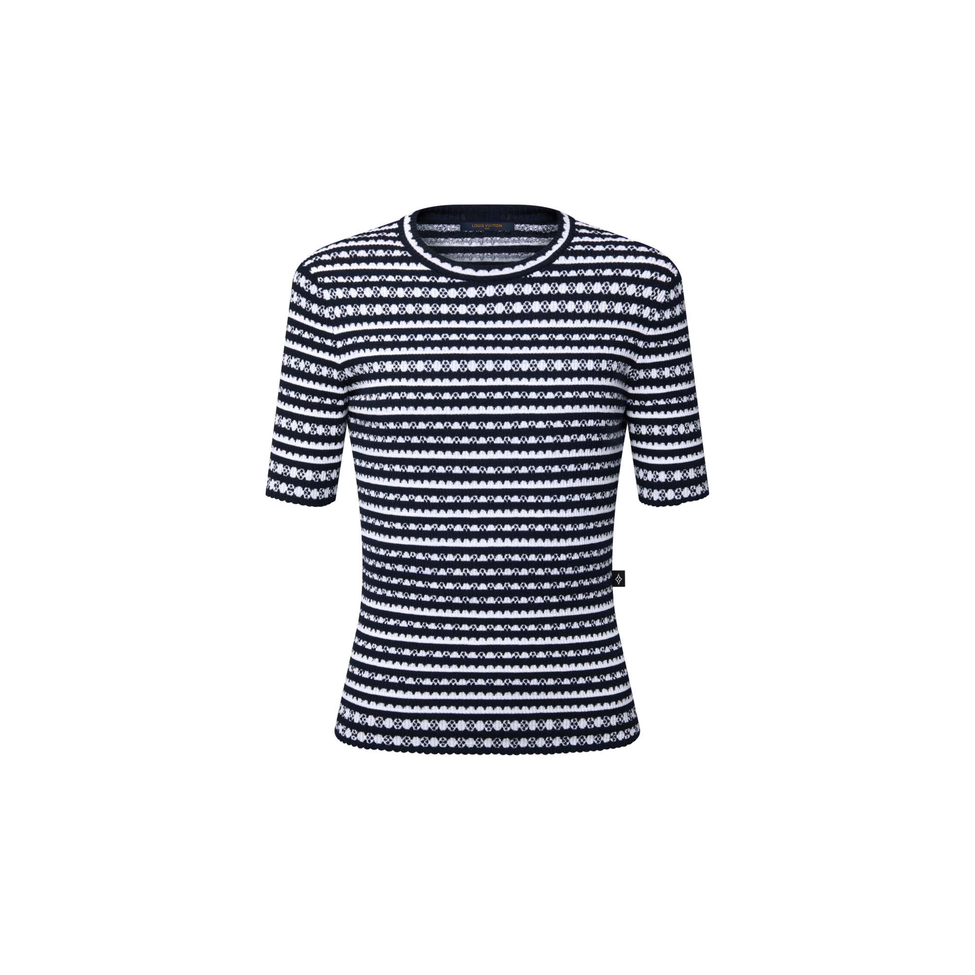  Prêt-à-Porter Hauts Haut rayé à bords festonnés | Louis Vuitton ® (Zoom produit)