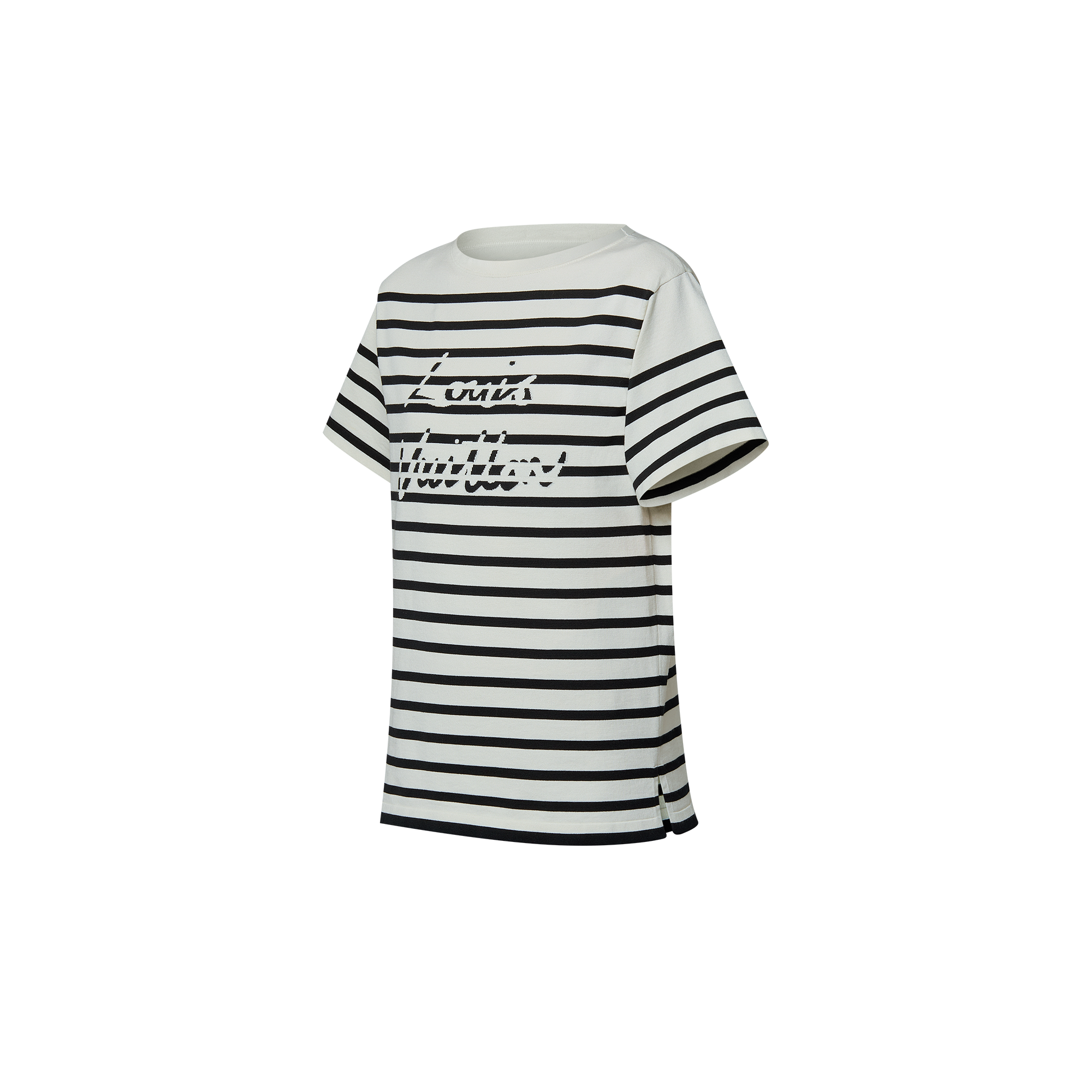  Prêt-à-Porter Hauts Haut rayé en maille avec signature | Louis Vuitton ® (Zoom produit)