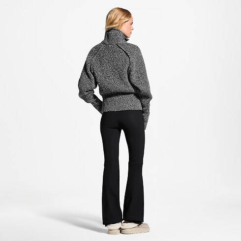 Ready-to-Wear Tops and Shirts Heathered Half-Zip Pullover | Louis Vuitton ® (Product zoom)