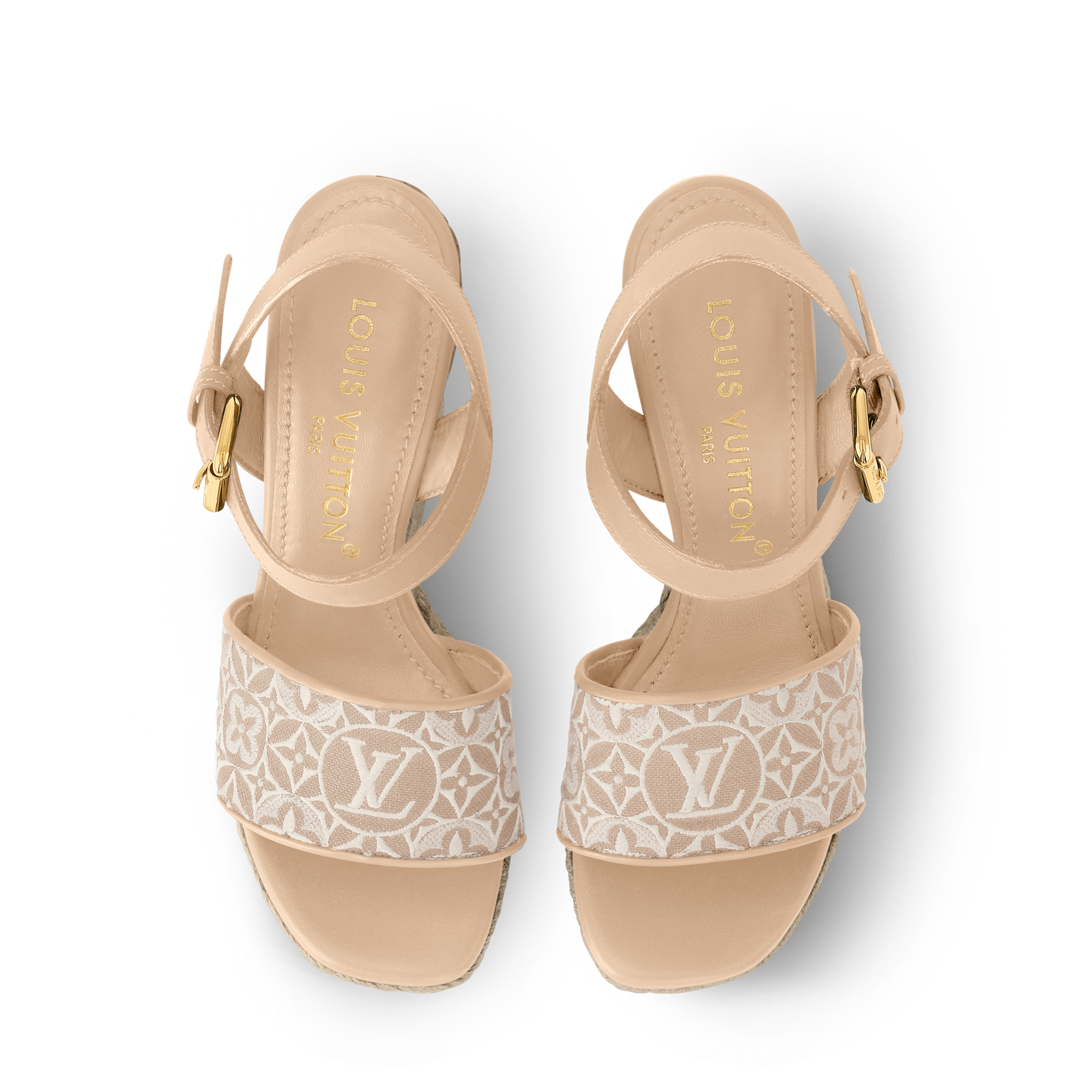  Shoes Sandals and Espadrilles  Helios Wedge Espadrille | Louis Vuitton ® (Product zoom)