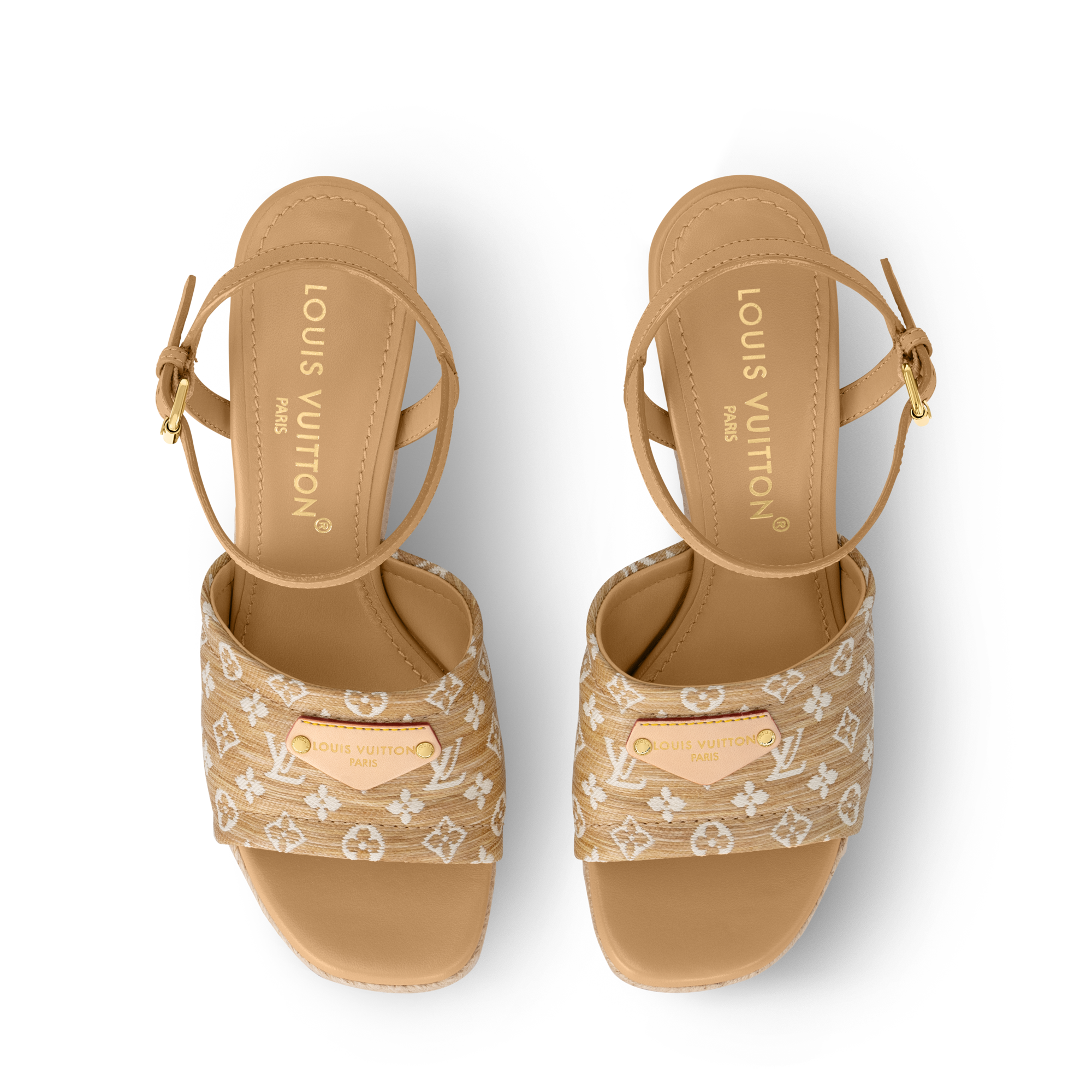  Shoes Sandals and Espadrilles  Helios Wedge Sandal | Louis Vuitton ® (Product zoom)