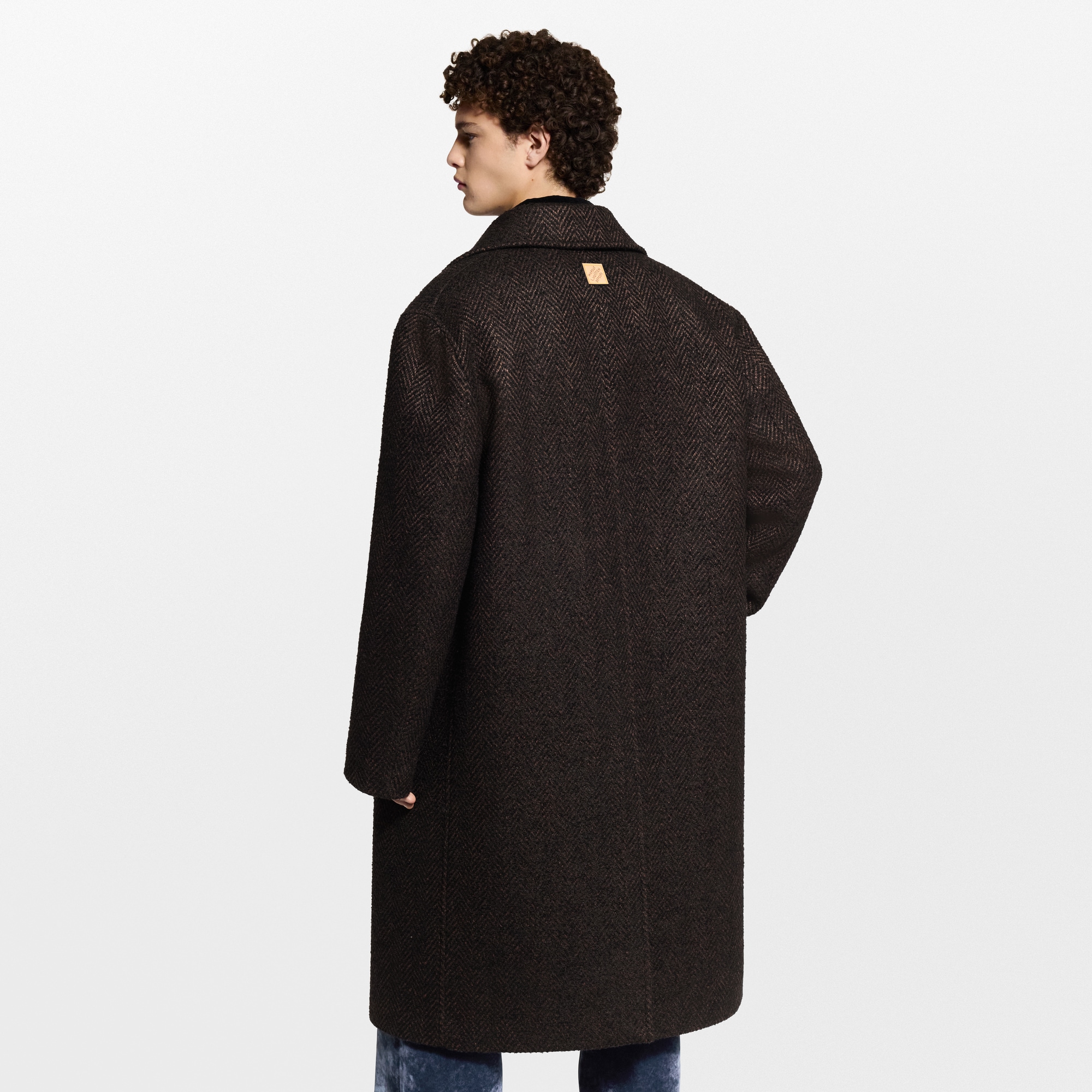 Ready-to-Wear Coats and Outerwear Herringbone Relaxed Coat | Louis Vuitton ® (Product zoom)