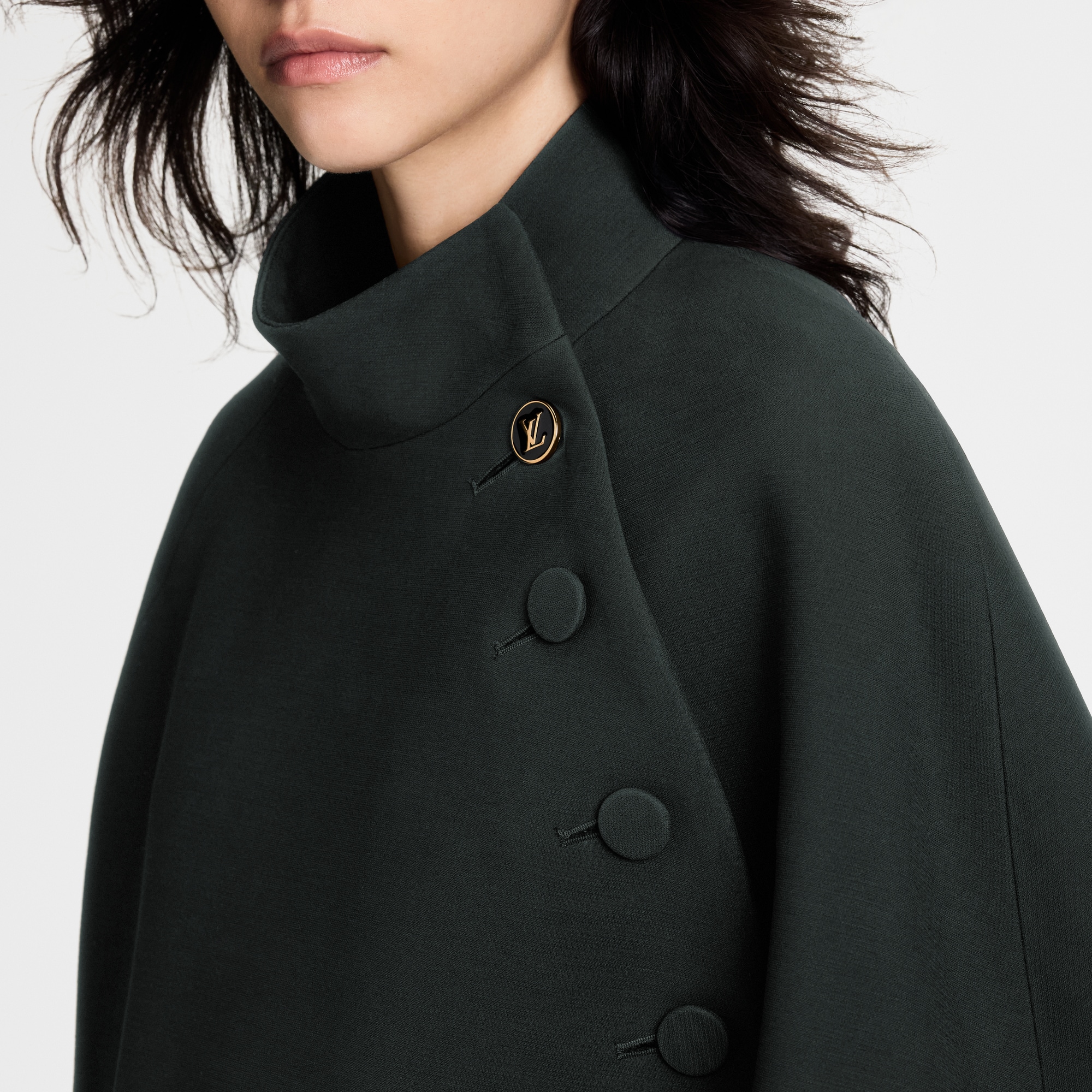  Ready-to-Wear Coats and Jackets High Collar Cape Coat | Louis Vuitton ® (Product zoom)