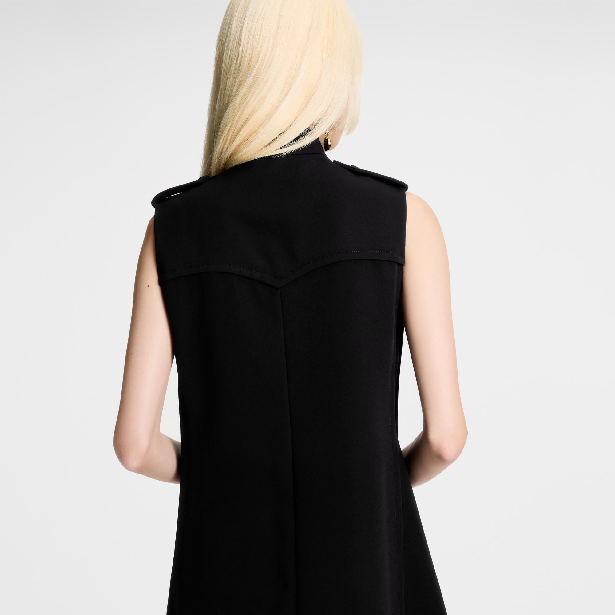  Ready-to-Wear Dresses High Collar Zip-Up Dress | Louis Vuitton ® (Product zoom)