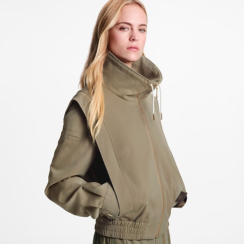 Ready-to-Wear Coats and Jackets High Collar Zip-Up Jacket | Louis Vuitton ® (Product zoom)