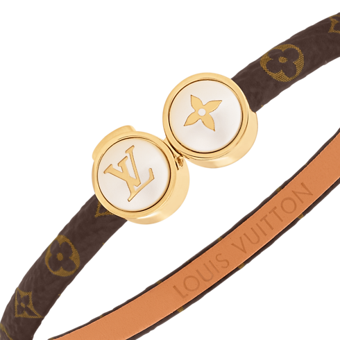 Monogram Fashion Jewelry Bracelets Historic Mini Pearl Bracelet | Louis Vuitton ® (Product zoom)
