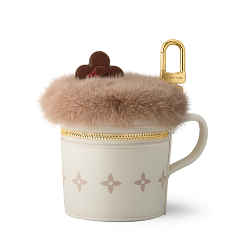 Hot Chocolate Pouch Bag Charm Back View