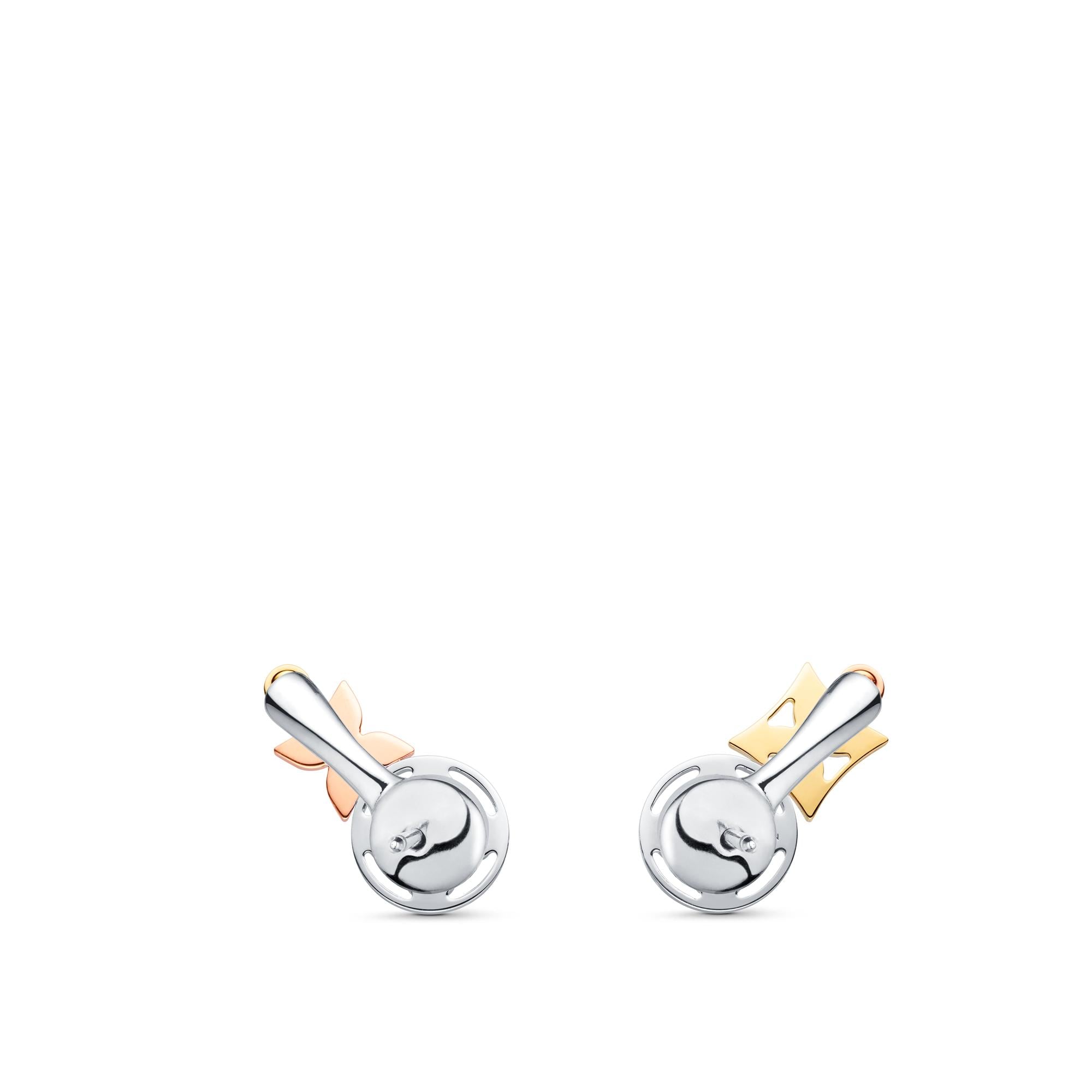  Categories All Fine Jewelry Idylle Blossom Studs, 3 Golds And Diamonds | Louis Vuitton ® (Product zoom)