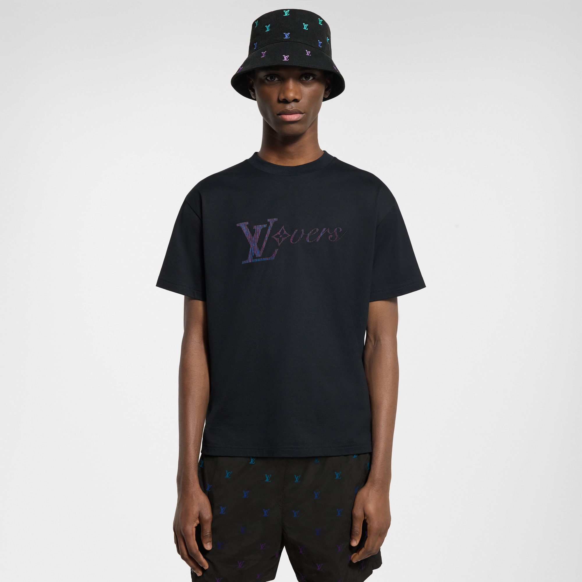  Ready-to-Wear T-Shirts and Polos Iridescent LV Vers T-Shirt | Louis Vuitton ® (Product zoom)
