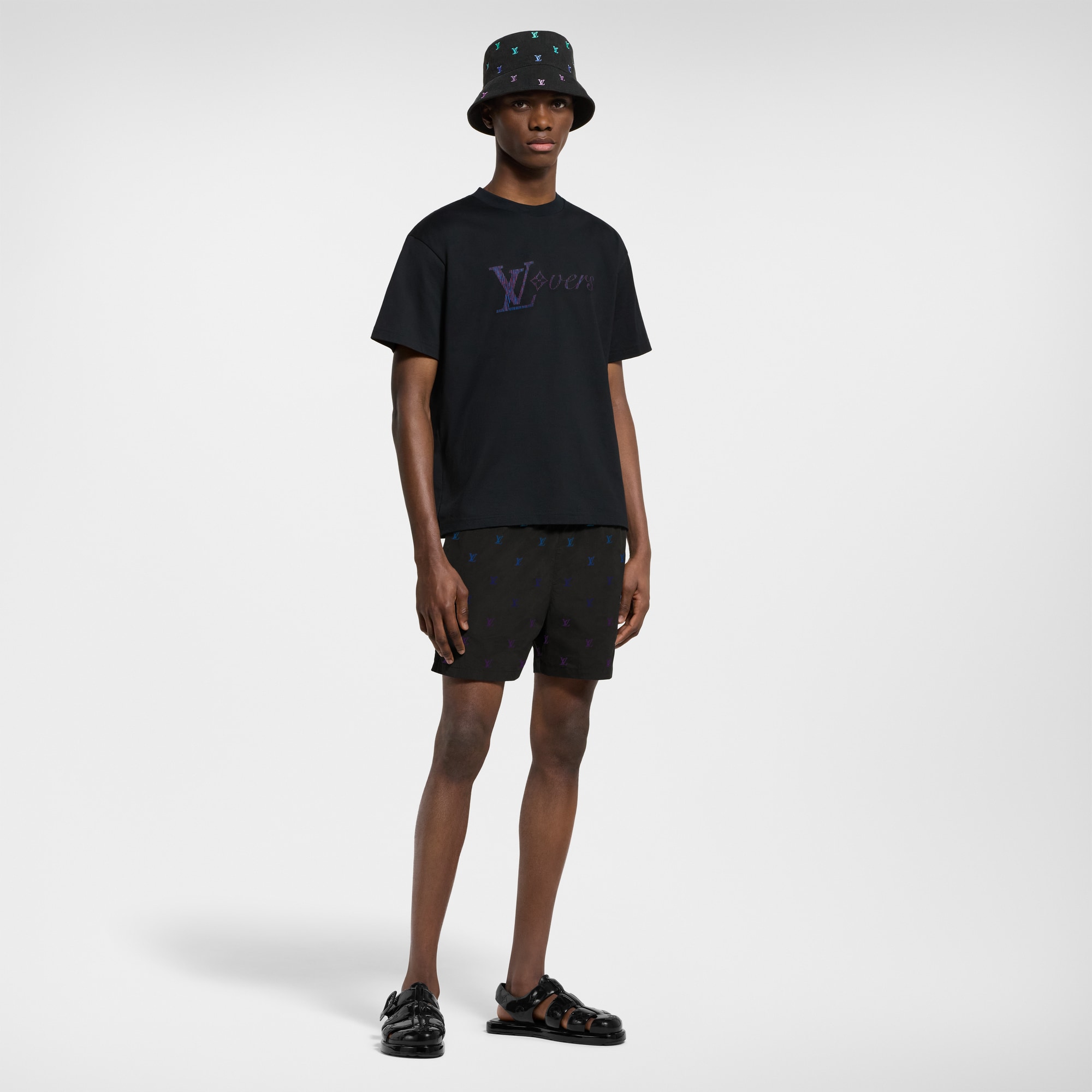  Ready-to-Wear T-Shirts and Polos Iridescent LV Vers T-Shirt | Louis Vuitton ® (Product zoom)