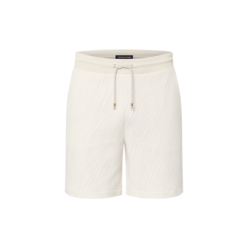 Ready-to-Wear Pants Jacquard Cotton-Blend Jersey Shorts | Louis Vuitton ® (Product zoom)