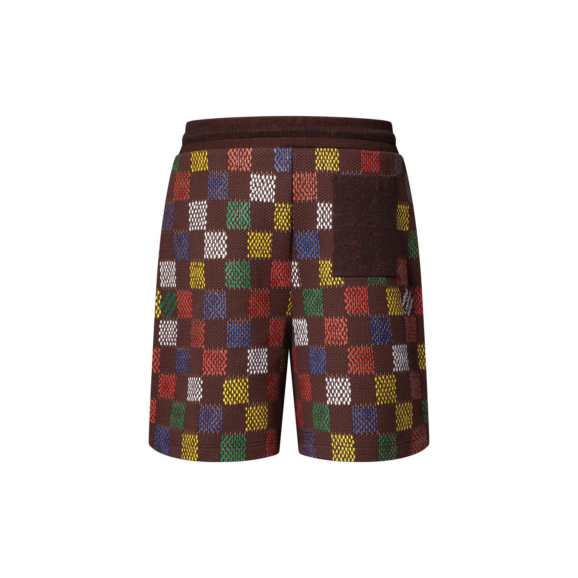  Ready-to-Wear Pants Jacquard Damier Cotton Jersey Shorts | Louis Vuitton ® (Product zoom)