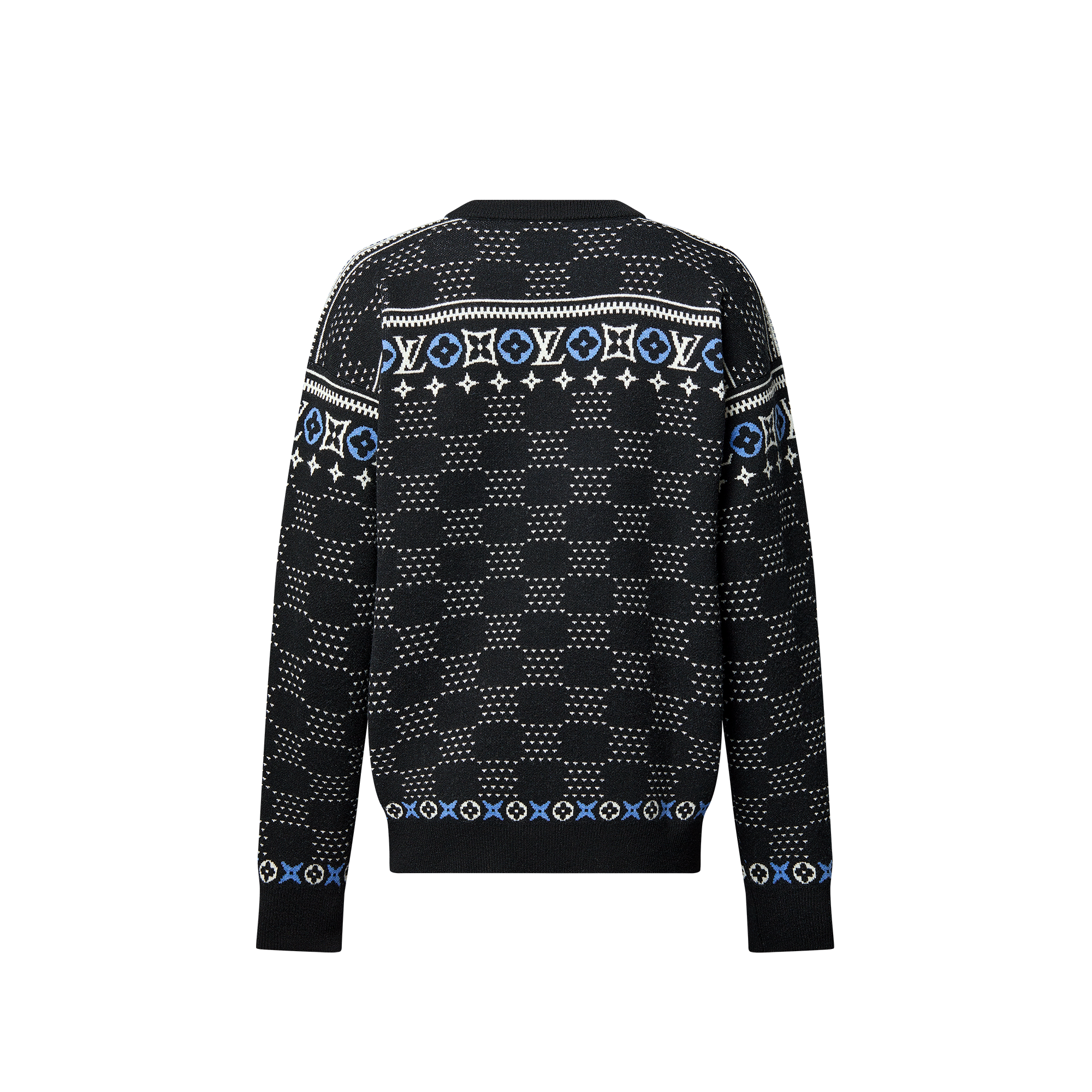  Ready-to-Wear All Ready-to-Wear Jacquard Wool Pullover | Louis Vuitton ® (Product zoom)